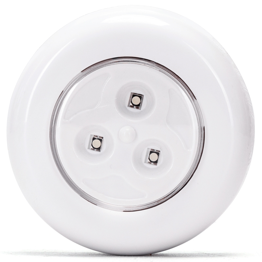 Aigostar - Set van 3 RGB LED draagbare nachtlampjes LED/3xAAA + afstandsbediening