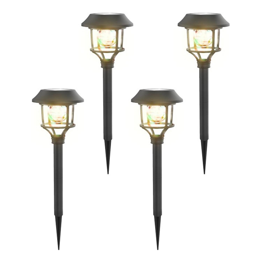 Aigostar - SET 4x LED RGB Solar lamp LED/0,2W/2V 40 mAh IP44