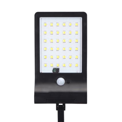 Aigostar - SET van 2 zonne-LED-straatlampen met sensor LED/3W/3,7V1800 mAh IP44 3000/4000/5000K + afstandsbediening