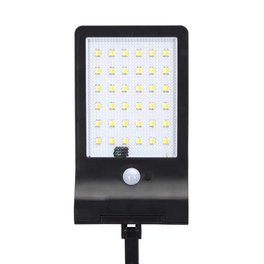 Aigostar - SET van 2 zonne-LED-straatlampen met sensor LED/3W/3,7V1800 mAh IP44 3000/4000/5000K + afstandsbediening