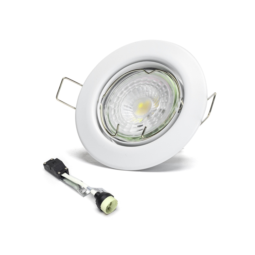 Aigostar - Set van 3 LED-inbouwspots 1x GU10/4,5W/230V 6500K wit