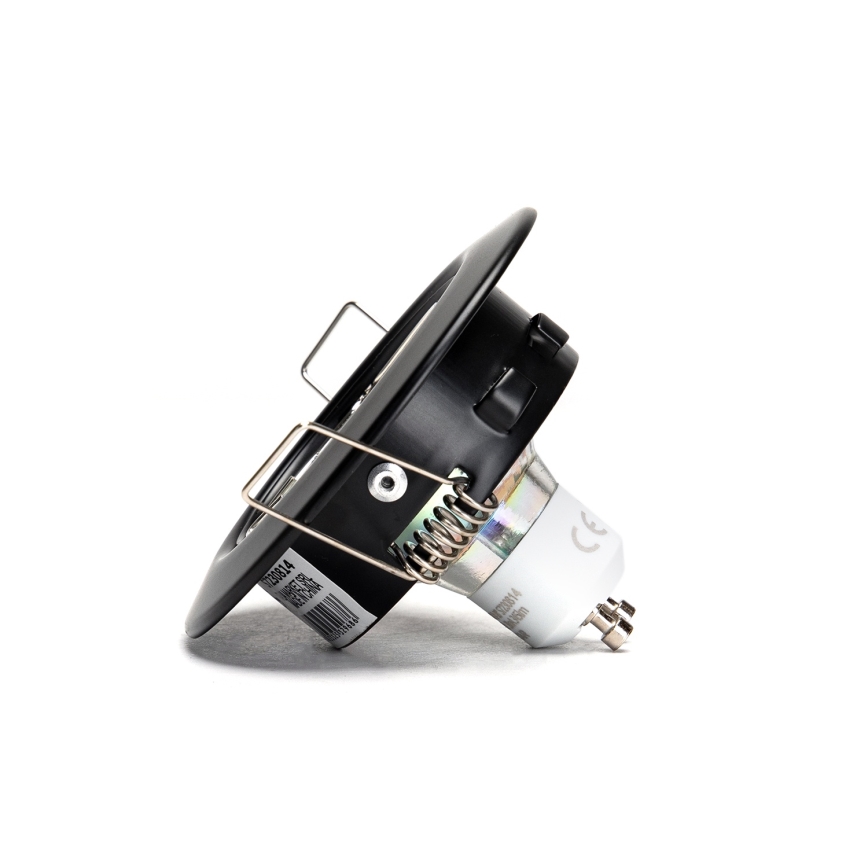 Aigostar - set van 3 LED-inbouwspots 1xGU10/4,5W/230V 3000K zwart