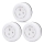 Aigostar - Set van 3 RGB LED draagbare nachtlampjes LED/3xAAA + afstandsbediening