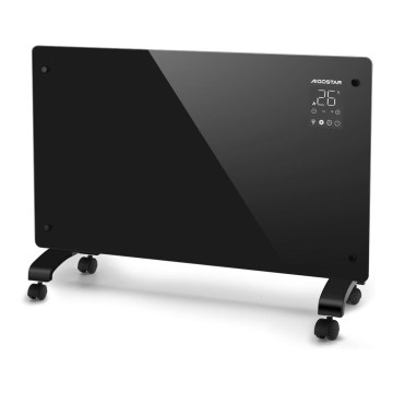 Aigostar - Slimme elektrische convectorkachel met LCD-scherm ECO/1000/2000W Wi-Fi