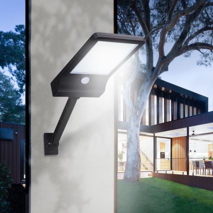 Aigostar - Solar LED Straatlamp met sensor LED/2,3W/5,5V 1800 mAh IP65