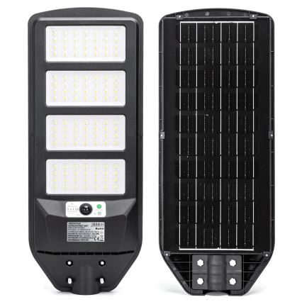 Aigostar - Solar LED Straatlamp met sensor LED/200W/3,2V 12000mAh IP65 6500K + afstandsbediening