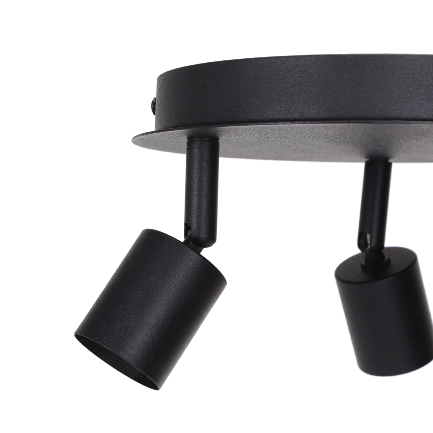 Aigostar - Spot 3xGU10/60W/230V noir