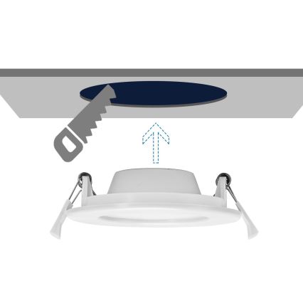 Aigostar - Spot encastrable ULTRATHIN LED/9W/230V 6000K blanc