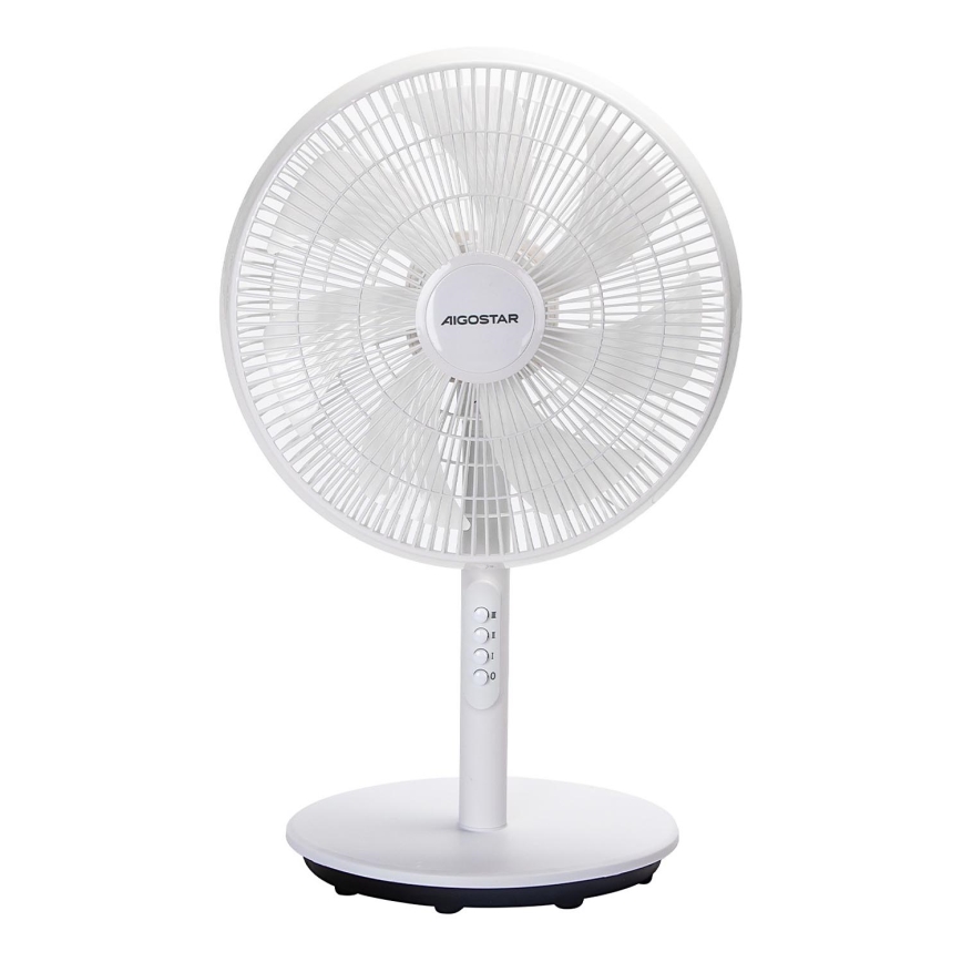 Aigostar - Staande ventilator 45W/230V 110 cm wit