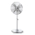 Aigostar - Staande ventilator 50W/230V 44,8 cm glanzend chroom