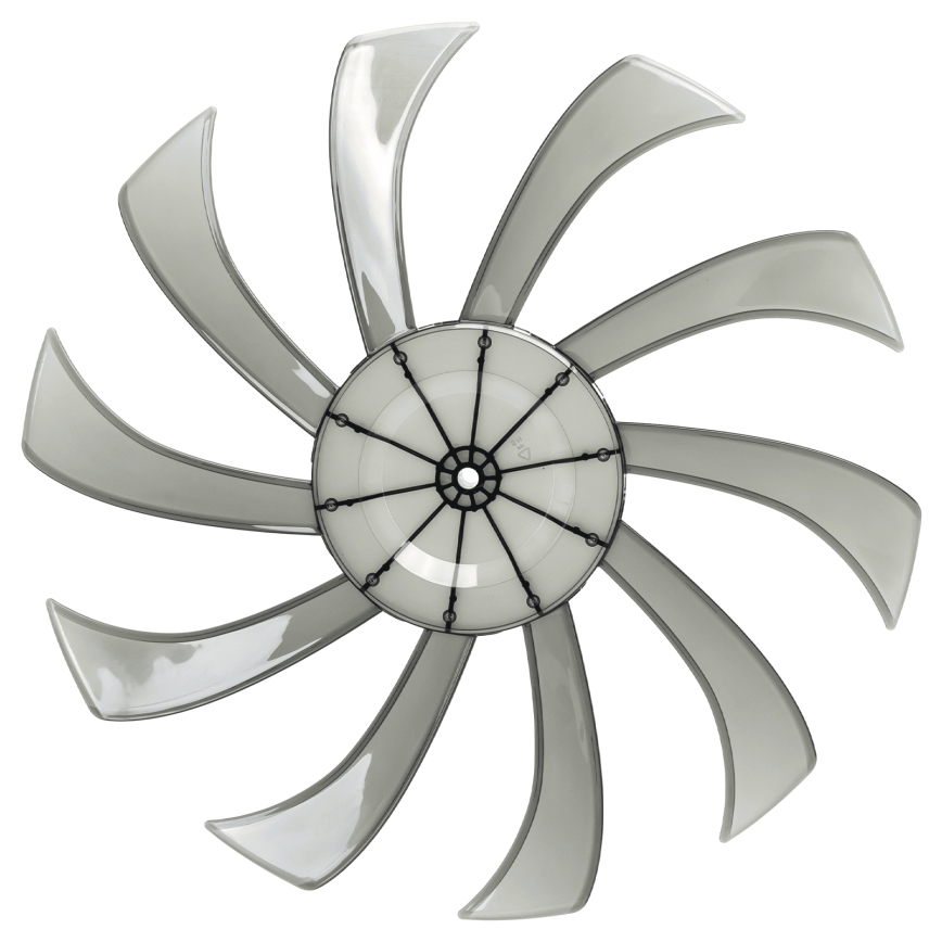 Aigostar - Staande ventilator 55W/230V 130 cm zwart + afstandsbediening