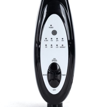 Aigostar - Staande ventilator 55W/230V 130 cm zwart + afstandsbediening