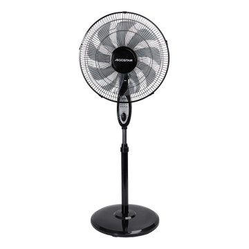 Aigostar - Staande ventilator 60W/230V 130 cm zwart + afstandsbediening