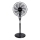 Aigostar - Staande ventilator 60W/230V 130 cm zwart + afstandsbediening