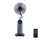 Aigostar - Staande ventilator met misteffect 95W/230V zwart/grijs + afstandsbediening