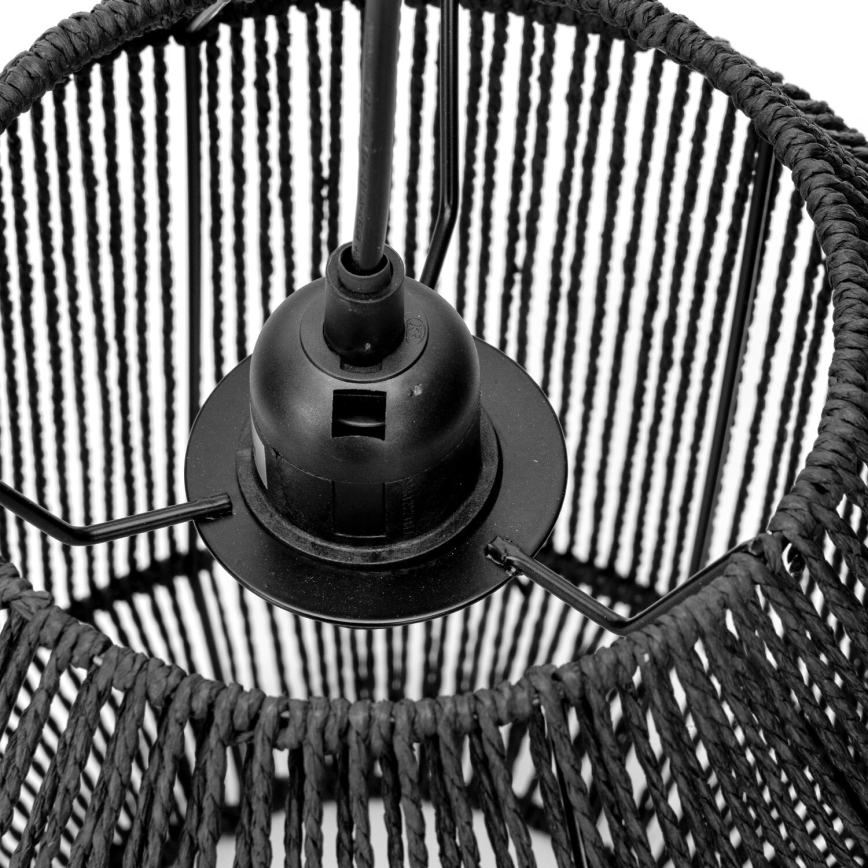 Aigostar - Suspension filaire 1xE27/60W/230V noir