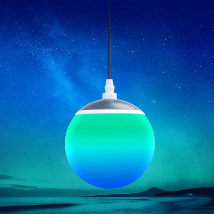 Aigostar - LED RGBW suspension dimmable sur câble MESH LED/8W/230V 2700-6500K blanc + télécommande pr. 15 cm