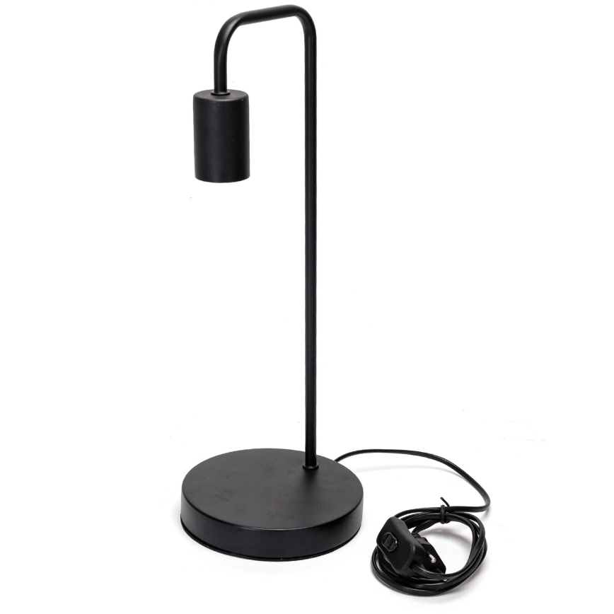 Aigostar - Tafellamp 1xE27/60W/230V zwart