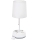Aigostar - Tafellamp met stopcontacten en USB-poorten 1xE27/60W/230V wit
