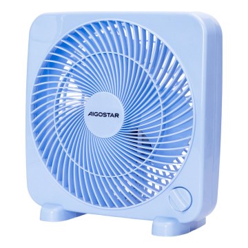 Aigostar - Tafelventilator 30W/230V blauw