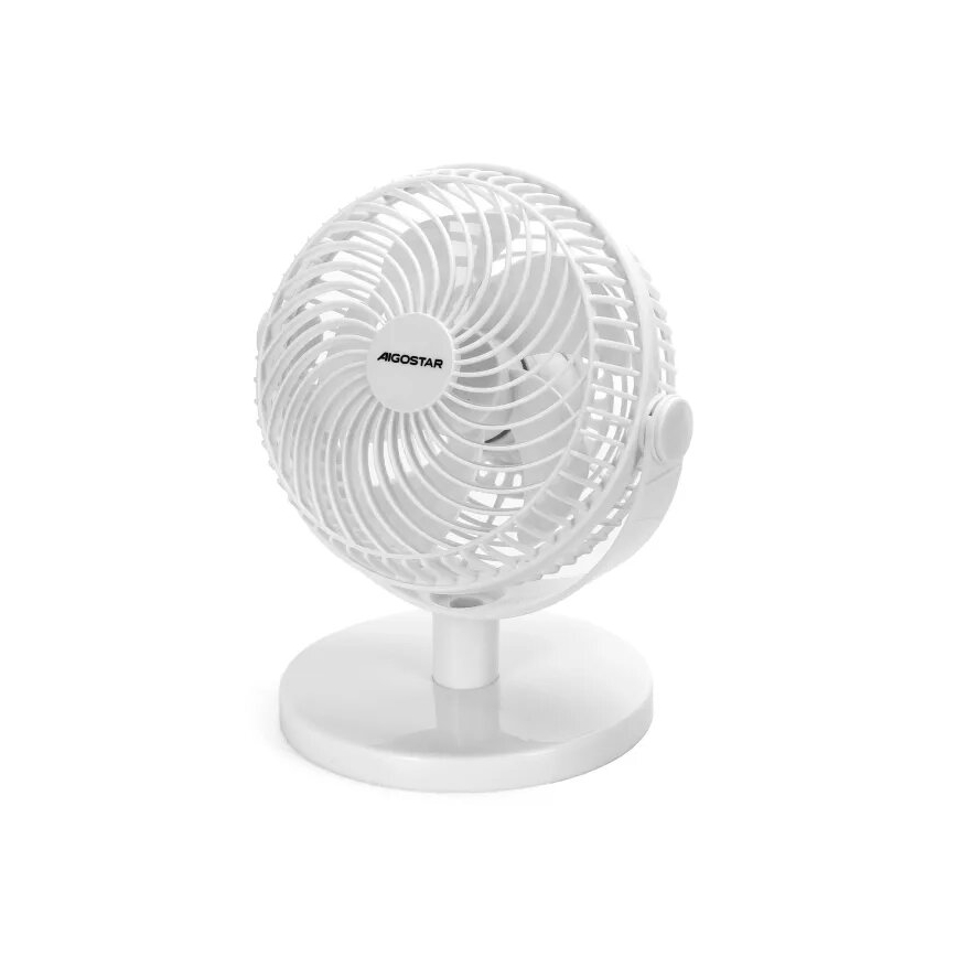Aigostar - Tafelventilator 3W/5V wit