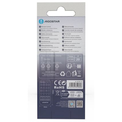 Aigostar - Télécommande MESH 1xCR2032
