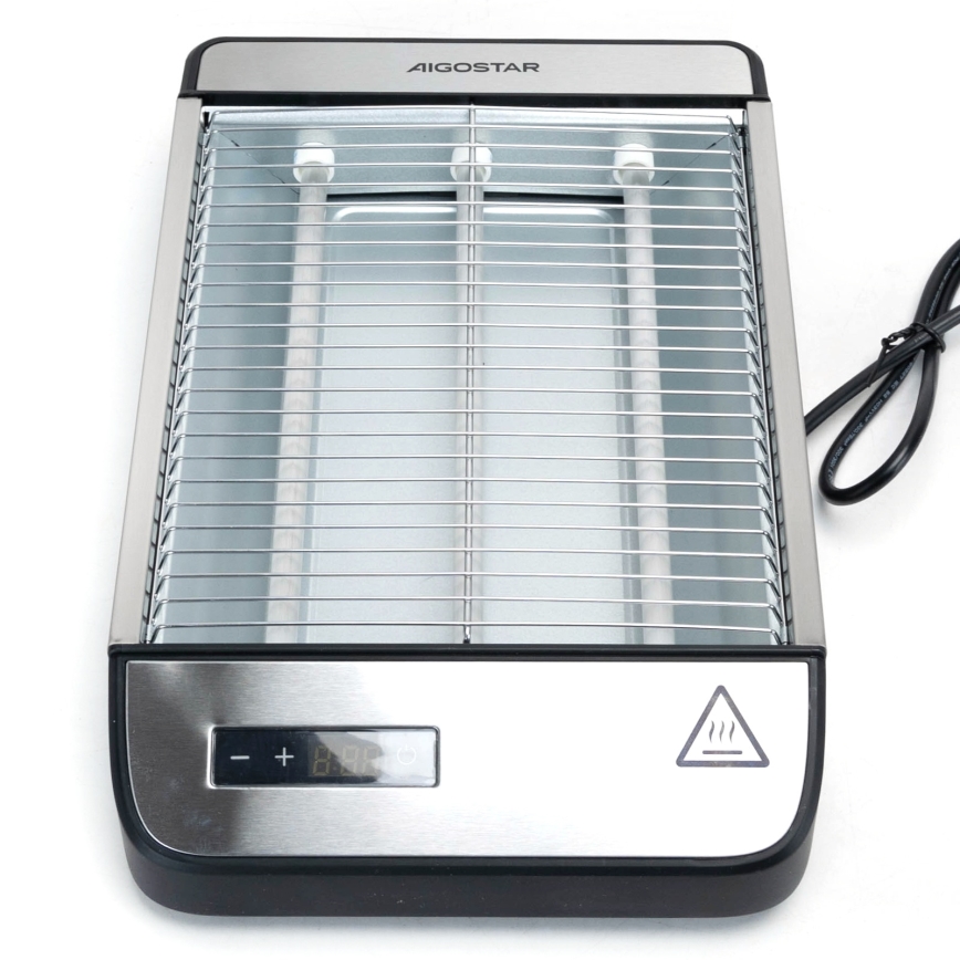Aigostar - Toaster 840-1000W/230V mat chroom
