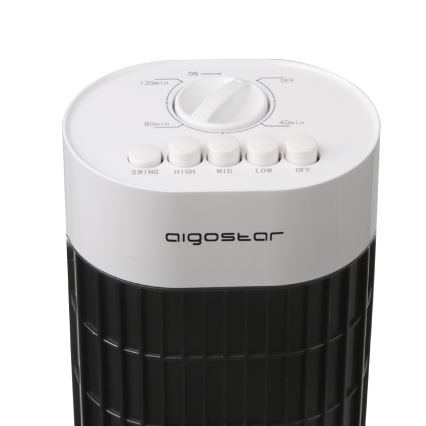 Aigostar - Toren ventilator 45W/230V zwart/wit