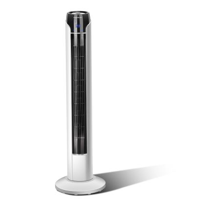 Aigostar - Toren ventilator 50W/230V zwart/wit + afstandsbediening