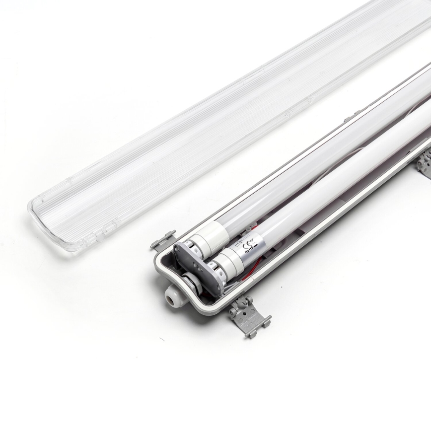 Aigostar - Tube fluorescent industriel LED 2xG13/18W/230V 4000K 127,6 cm IP65