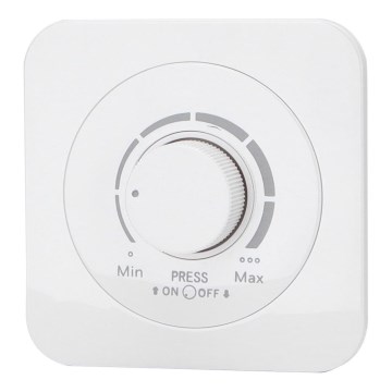 Aigostar - Variateur avec cadre 250 V/10 A blanc