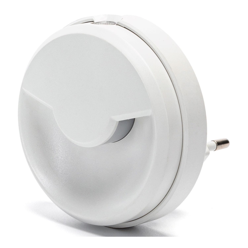 Aigostar - Veilleuse avec détecteur crépusculaire LED/0,5W/230V 3000K
