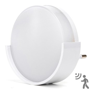Aigostar - Veilleuse LED avec détecteur LED/1W/230V rond