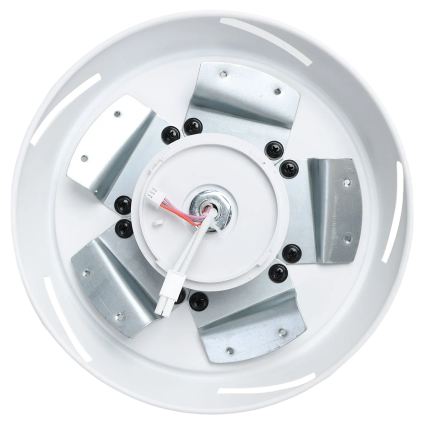 Aigostar - Ventilateur de plafond à intensité variable LED/20W/230V 2700-6500K 132cm blanc/beige + télécommande