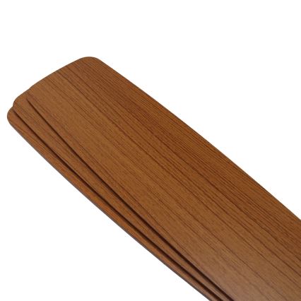 Aigostar - Ventilateur de plafond à intensité variable LED/20W/230V 2700-6500K 132cm marron + télécommande