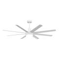 Aigostar - Ventilateur de plafond à intensité variable LED/24W/230V 2700-6500K d. 165 cm + Télécommande blanc