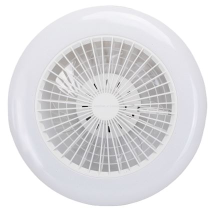Aigostar - Plafonnier LED RGBW dimmable avec ventilateur LED/40W/230V 2700-6500K Ø 48,5 cm blanc + télécommande