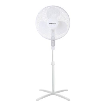 Aigostar - Ventilateur sur pied 40W/230V 120 cm blanc