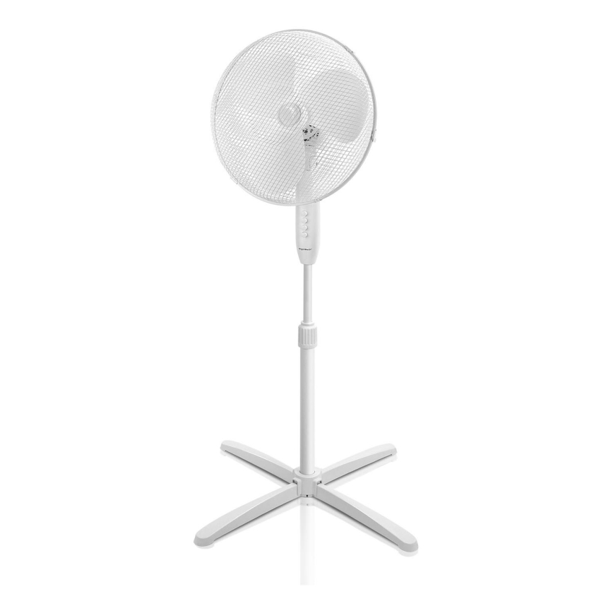 Aigostar - Ventilateur sur pied 45W/230V 120 cm blanc