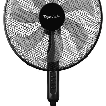 Aigostar - Ventilateur sur pied 50 W/230 V noir