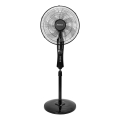 Aigostar - Ventilateur sur pied 50W/230V noir + télécommande