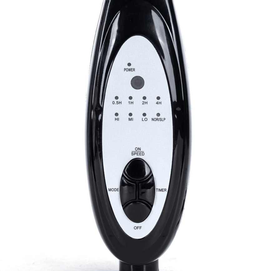 Aigostar - Ventilateur sur pied 55W/230V 130 cm noir + télécommande