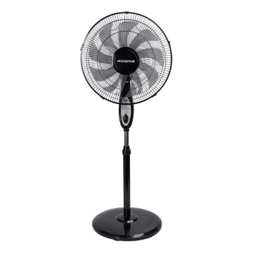 Aigostar - Ventilateur sur pied 60 W/230 V noir