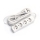 Aigostar - Verlengsnoer 4Z Type F 1,5m wit SCHUKO