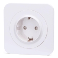 Aigostar - Wandcontactdoos met afdekraam SCHUKO 250V wit