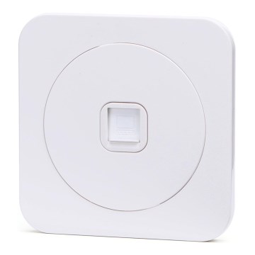 Aigostar - Wandcontactdoos met afdekraam, wit