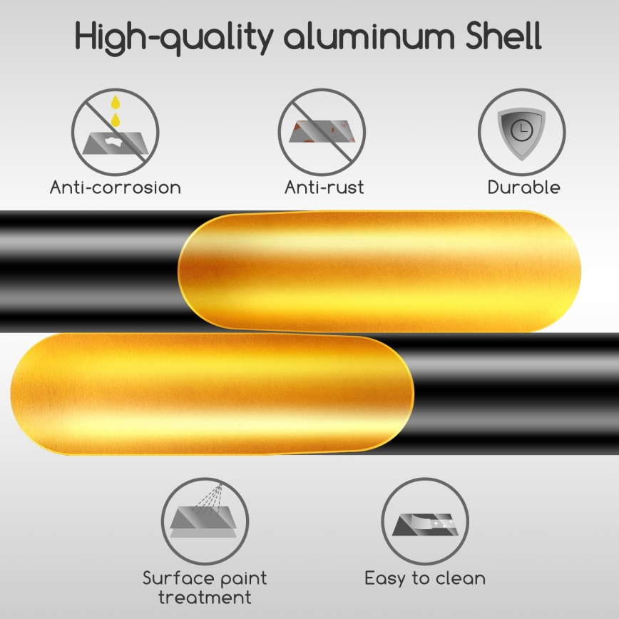 Aigostar - Wandlamp 4xE27/60W/230V