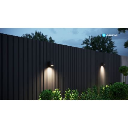 Aigostar - Wandlamp voor buiten 1xGU10/35W/230V zwart IP54