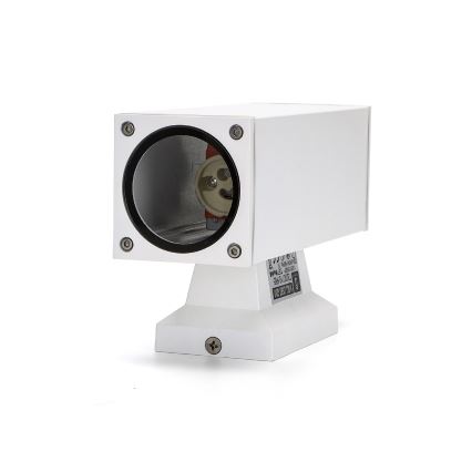 Aigostar - Wandlamp voor buiten 2xGU10/230V wit IP65 hoekig