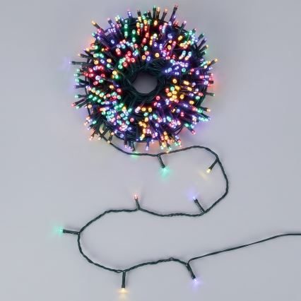 Aigostar - LED zonne-kerstsnoer 500xLED/8 functies 52m IP65 meerkleurig 1200 mAh